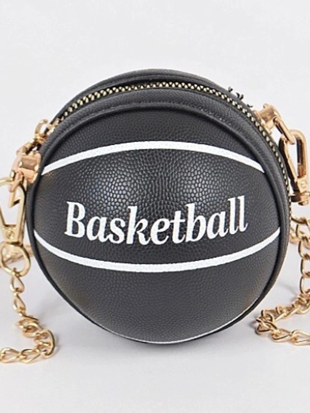 Basketball Crossbody Bag Mini Black & Orange